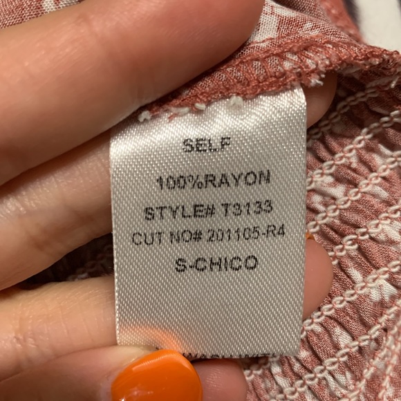 BLUSH BJ Blouse Size Small - Picture 3 of 5